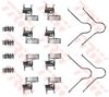 TRW PFK189 Accessory Kit, disc brake pads